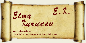 Elma Kuručev vizit kartica